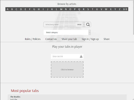 GProTab: Guitar tabs & player 7 تصوير الشاشة