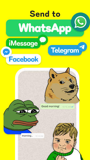 GIF Stickers for Whatsapp Chat - WAStickerApps screenshot 2