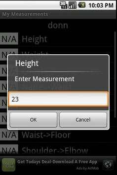 MyMeasurements скриншот 2