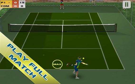 Cross Court Tennis Free screenshot 1