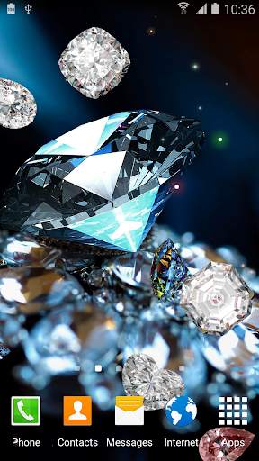 Diamonds Live Wallpaper screenshot 1