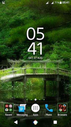 Nature Nougat Theme For Xperia screenshot 1