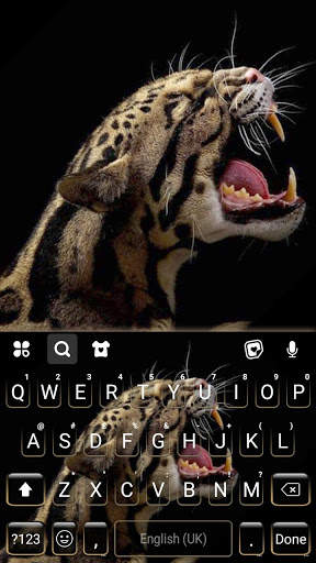 Roar Cheetah कीबोर्ड पृष्ठभूमि स्क्रीनशॉट 5