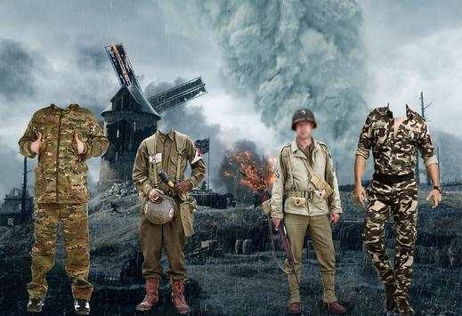 Army Dress Picture Editor 2 تصوير الشاشة