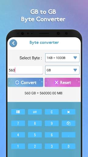 MB to GB Converter : Byte Converter screenshot 3