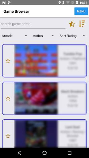Retro Game Center (emulation) screenshot 1