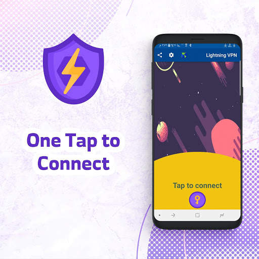 Lightning VPN - A Fast , Unlimited, Free VPN Proxy screenshot 1