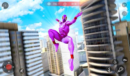 Amazing Spider Crime Hero: Gangster Rope Hero Game screenshot 5