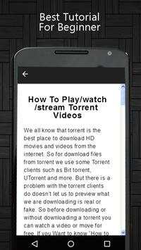 Torrent Video Player Tips screenshot 2