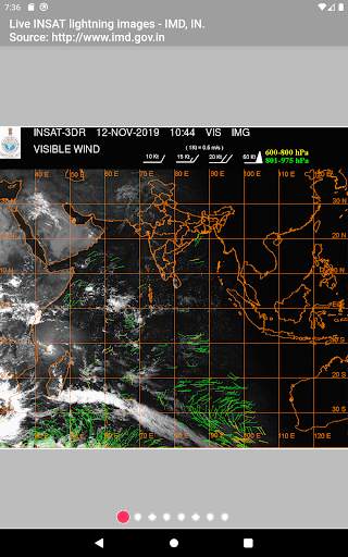 Live all India satellite weather status. screenshot 9