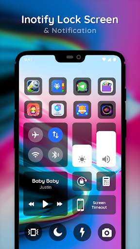 iNotify, Screen lock and Control Center 2 تصوير الشاشة