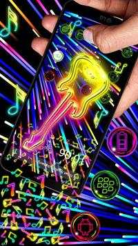 Neon Guitar 3D Gravity Theme🎸 screenshot 2