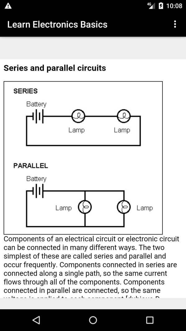 Learn Electronics Basics screenshot 1