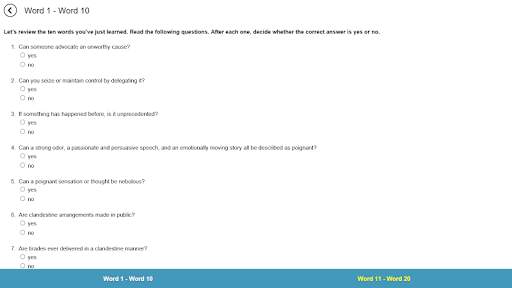 Verbal Advantage - Level 2 screenshot 10