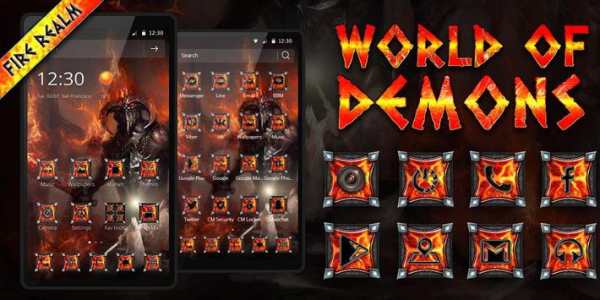 Demon Launcher Fantasy Theme screenshot 1
