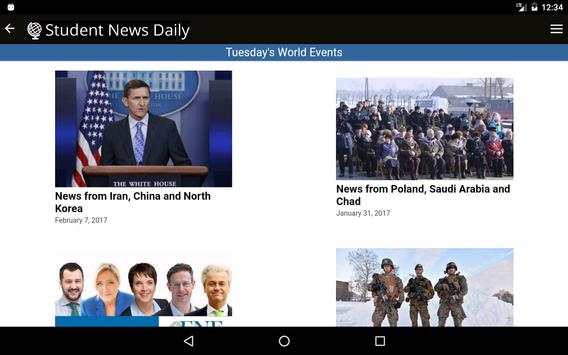 Student News Daily - Tablet screenshot 12