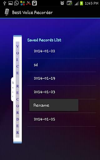Best Voice Recorder 6 تصوير الشاشة