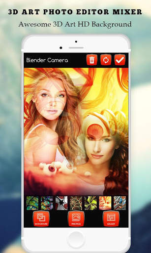 3D Art Photo Collage Editor 2 تصوير الشاشة