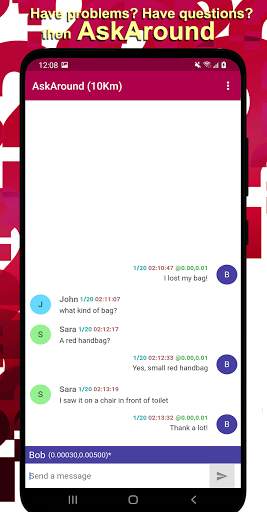 AskAround - ask question / chat with people nearby screenshot 3