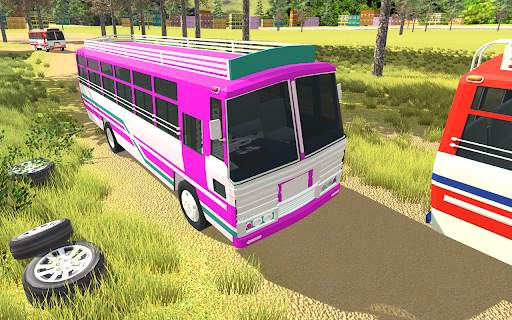Coach Bus Simulator Indian Bus Driving screenshot 2