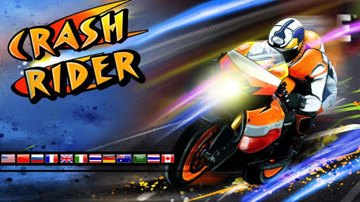Crash Rider: 3D Moto Bike Race screenshot 1