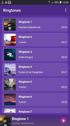 Turkish - RINGTONES and WALLPAPERS screenshot 2