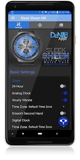 Sleek Sheen HD Watch Face Widget & Live Wallpaper screenshot 5