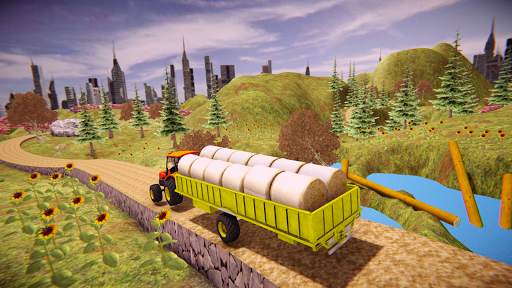 Cargo Tractor Trolley Transport Farming Simulator screenshot 3