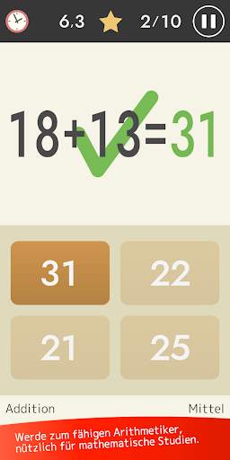 Kopfrechnen (Mathematik) screenshot 2