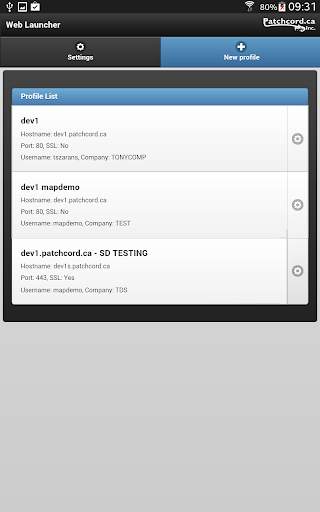 Patchcord.ca Inc. App Launcher screenshot 5