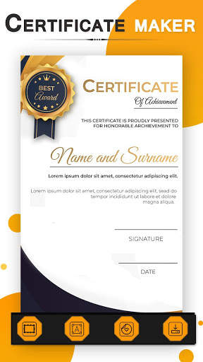 Certificate Maker: Templates and Design Ideas screenshot 5