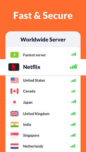 Free VPN - A Fast, Secure & Unlimited, VPN Free screenshot 2