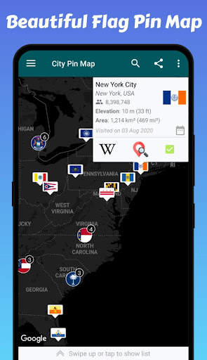 Travel Mapper: Where I've Been screenshot 2