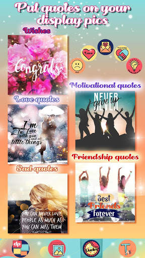 DP and Status Photo Editor ? Pic Quotes Creator screenshot 5
