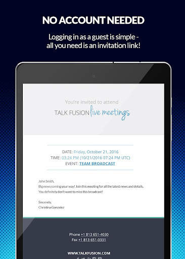 Talk Fusion Live Meetings screenshot 8
