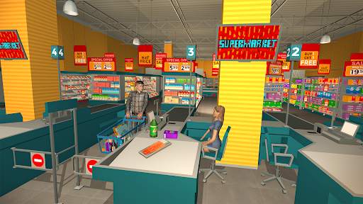Supermarket Shopping Games 3D screenshot 2