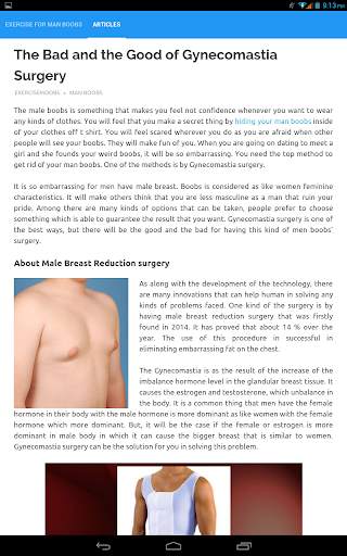 Exercise for Man Boobs screenshot 4