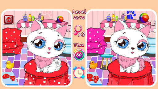 Find out the differences - puzzle game for kids screenshot 3