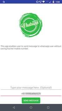 Direct Whatsapp screenshot 1