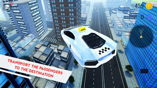 Drone Taxi Simulator - Flying Car Racing screenshot 4