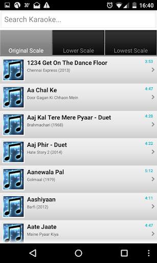 SingerZone Hindi and Bollywood Karaoke screenshot 3