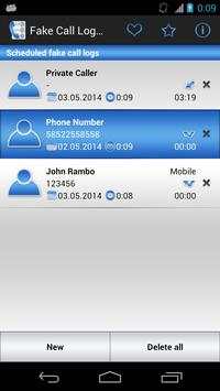 Fake Call Log screenshot 4