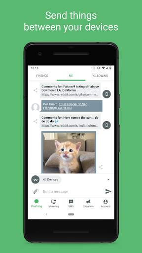 Pushbullet: SMS on PC and more screenshot 1