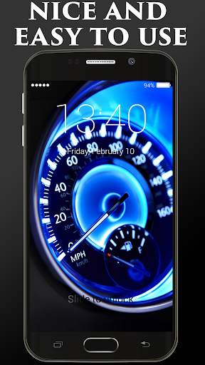Speedometer Lock Screen screenshot 2