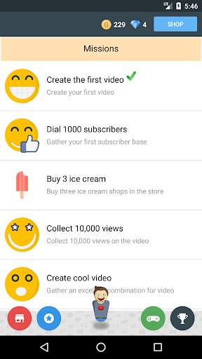 Video blogger simulator screenshot 1