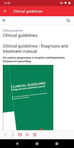 MSF Medical Guidelines screenshot 3