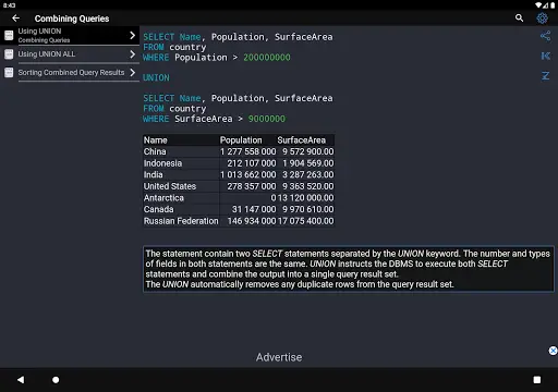 SQL Free screenshot 24