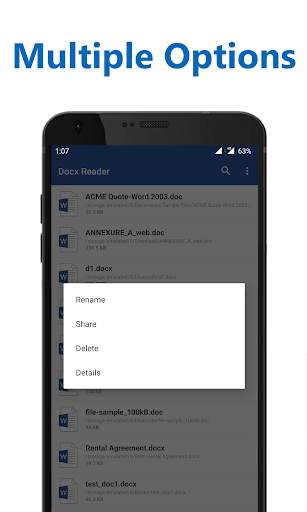 Docx Reader - Word, Document, Office Reader - 2021 screenshot 6
