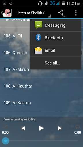 AlSudais free Quran MP3 screenshot 3