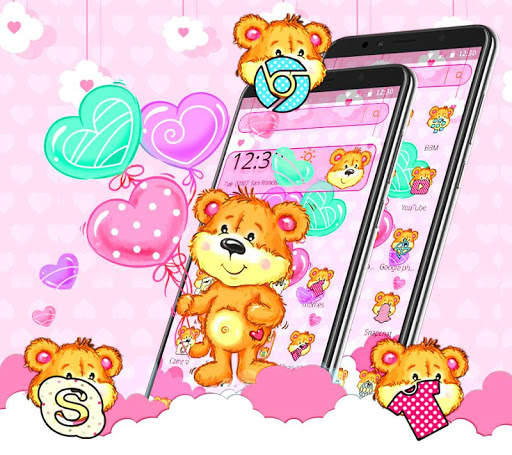 Love Balloon Teddy Bear Theme🐻 screenshot 3